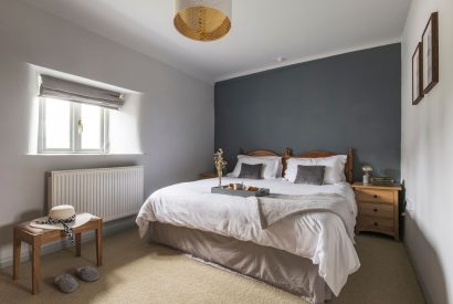 A double bedroom at Padstone Manor, Cornwall