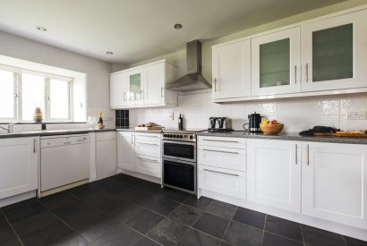 The kitchen at Padstone Manor, Cornwall
