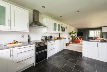 The kitchen at Padstone Manor, Cornwall