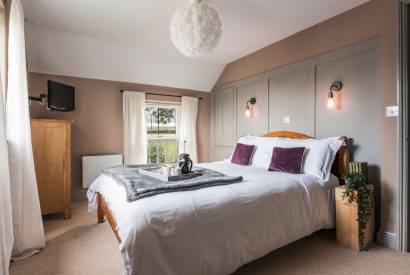 The double bedroom at The Nooke, Cornwall