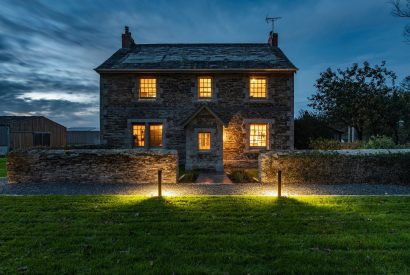 The exterior of Padstone Farmhouse, Cornwall