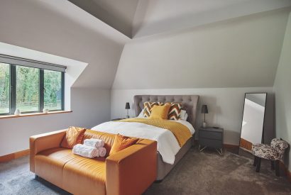 A double bedroom at Woodland House, Worcestershire