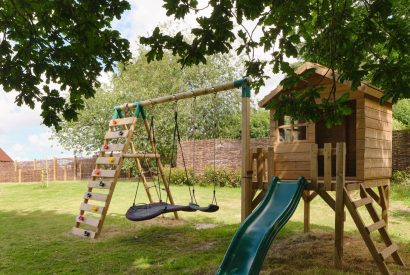 The play area at Olive Tree Cottage, Sussex