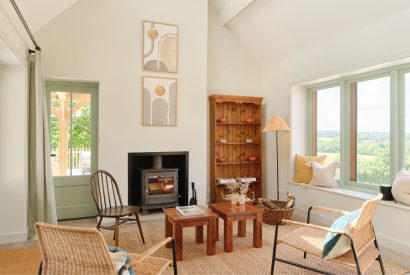 The living room at Olive Tree Cottage, Sussex