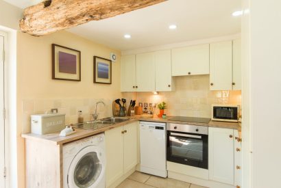 The kitchen at Wood Cottage, Worcestershire
