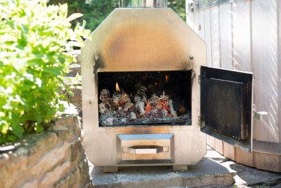 The pizza oven at The Old Mill, Worcestershire