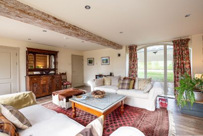 The living room at Cowdale Cottage, Yorkshire