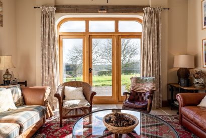 The living room at Rabbitdale Barn, Yorkshire