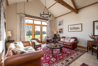 The living room at Rabbitdale Barn, Yorkshire