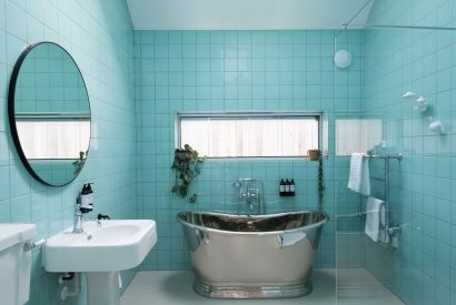 A bathroom at Woolf, Cornwall