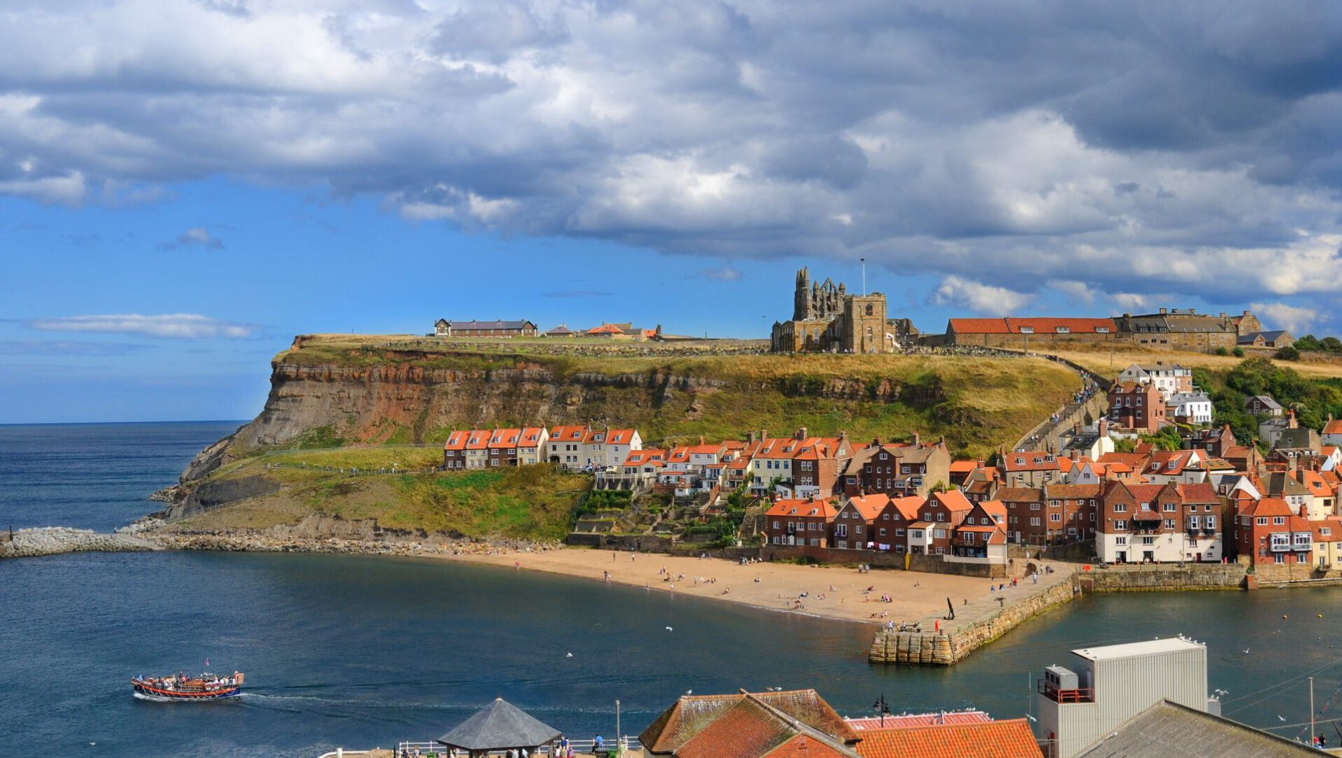 Cliffs In Whitby, England