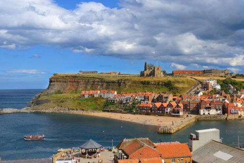 Cliffs In Whitby, England