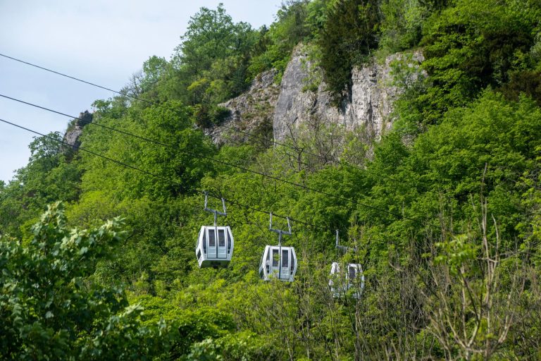 Cable Cars At Heights Of Abraham, Peak District