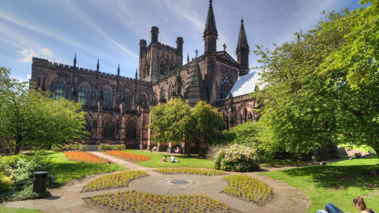 Chester Cathedral and gardens