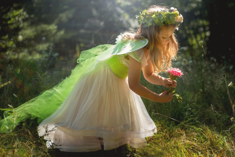 Child Dressed In Fairy Costume