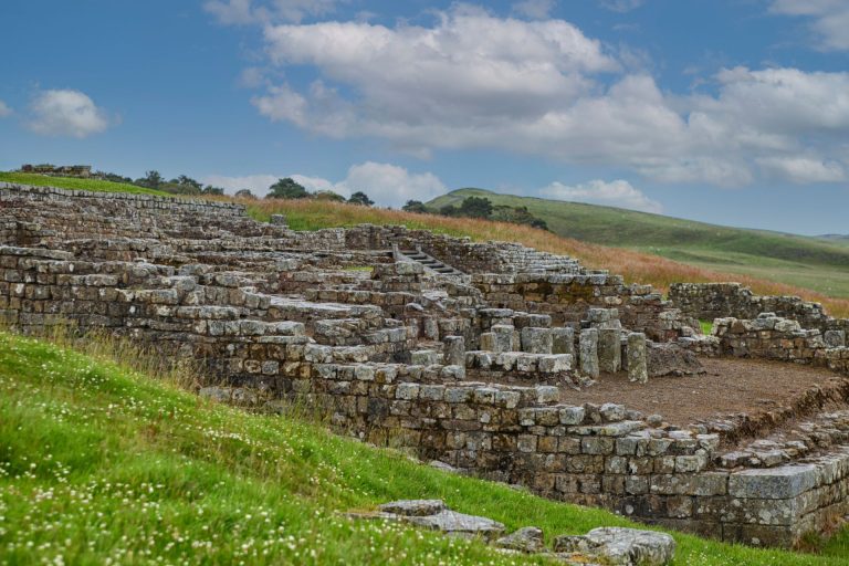 Housesteads Roman Fort In Northumberland