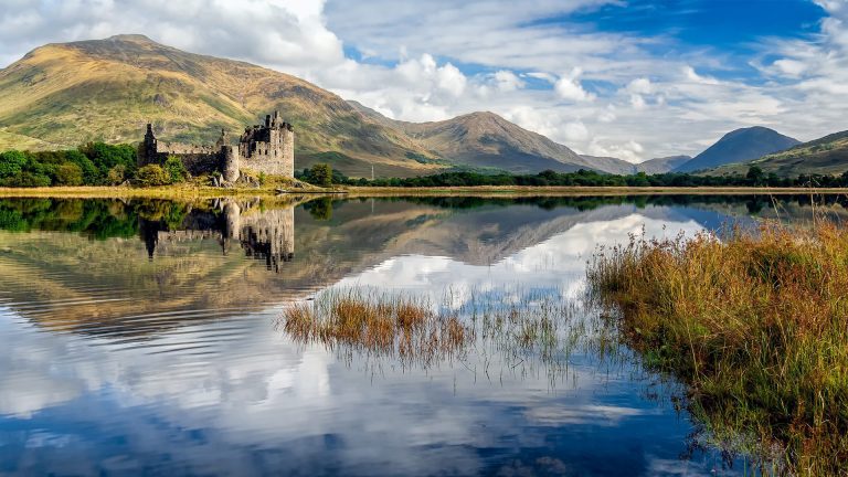 Castle on the edge of Loch Awe