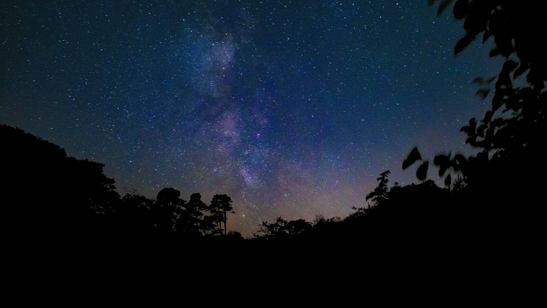 Milky Way over Exmoor National Park