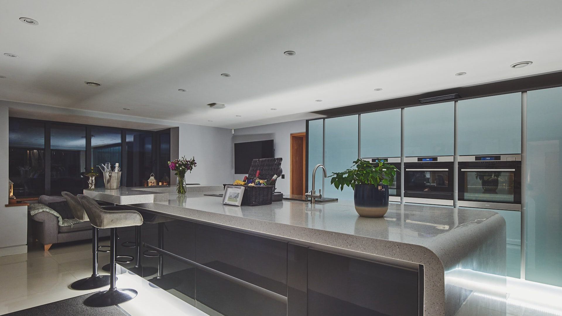 Modern Kitchen of Woodland House in Worcestershire