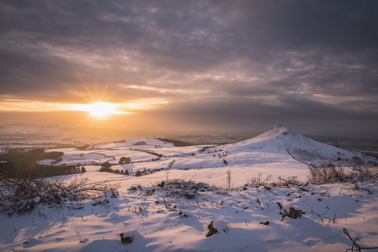 Roseberry Topping In Winter, North Yorkshire Moors