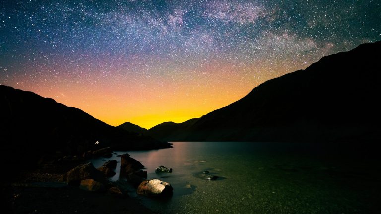The Milky Way Over Scafell Peak