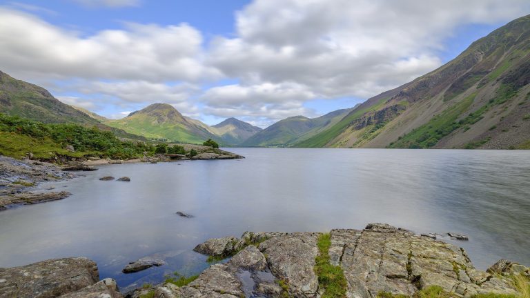 A lake surrounded by hills in the Lake District