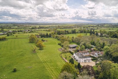 The countryside surrounding Equestrian Manor, Malvern Hills
