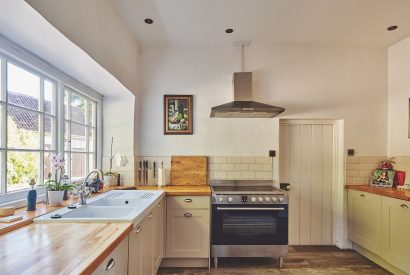 The kitchen at Roupel Hall, Devon
