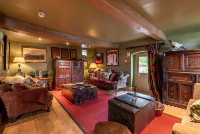 The living room at Pheasant Lodge, Leicestershire