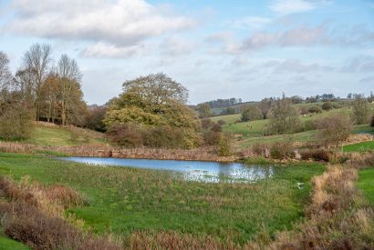 The estate grounds at Pheasant Lodge, Leicestershire