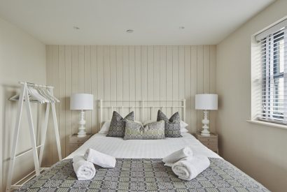 A bedroom at Ty Florence, Gower