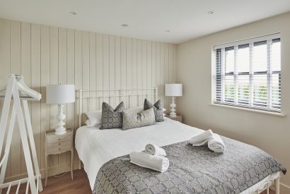 A bedroom at Ty Florence, Gower