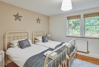 A bedroom at Ty Seren, Gower