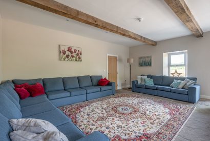 The living room at Meadow Barn, Yorkshire