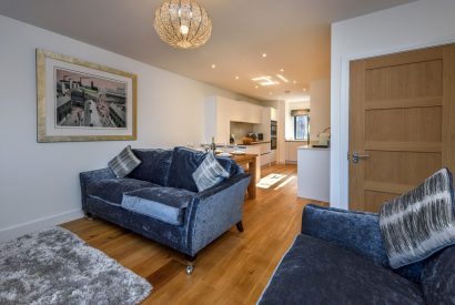 A living room at 8 Pen y Bont, Abersoch