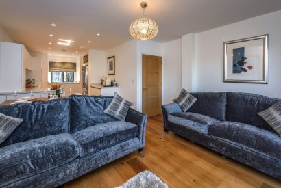 A living room at 8 Pen y Bont, Abersoch