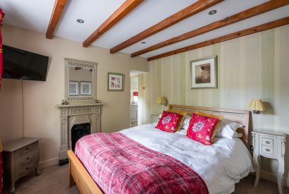 A bedroom at Dolly Cottage, Yorkshire