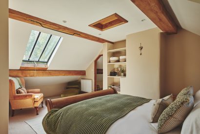 A bedroom at Ridge Farmhouse, Herefordshire