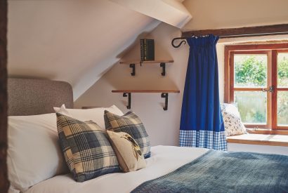 A bedroom at Ridge Farmhouse, Herefordshire