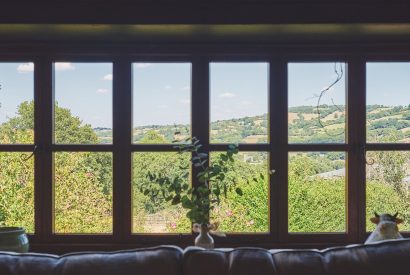 The window view from Ridge Farmhouse, Herefordshire