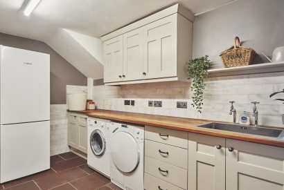 The utility room at Ridge Farmhouse, Herefordshire