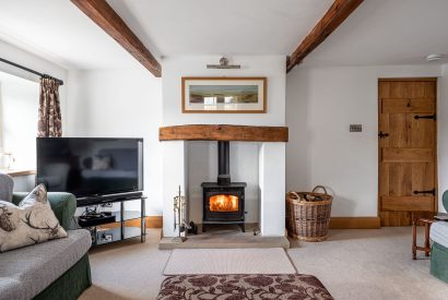 The living room at Bilberry Bank Cottage, Yorkshire