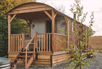 The exterior of Big Sky Hideaway, Herefordshire