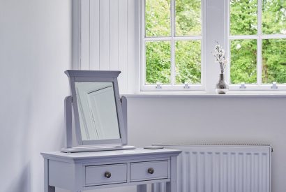 A dressing table at The Laundry House, Scottish Borders