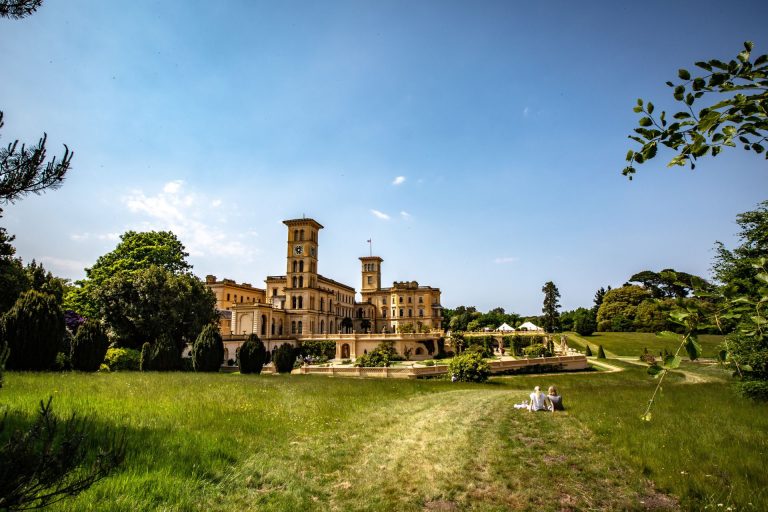 Osborne House, a stately mansion on the Isle of Wight
