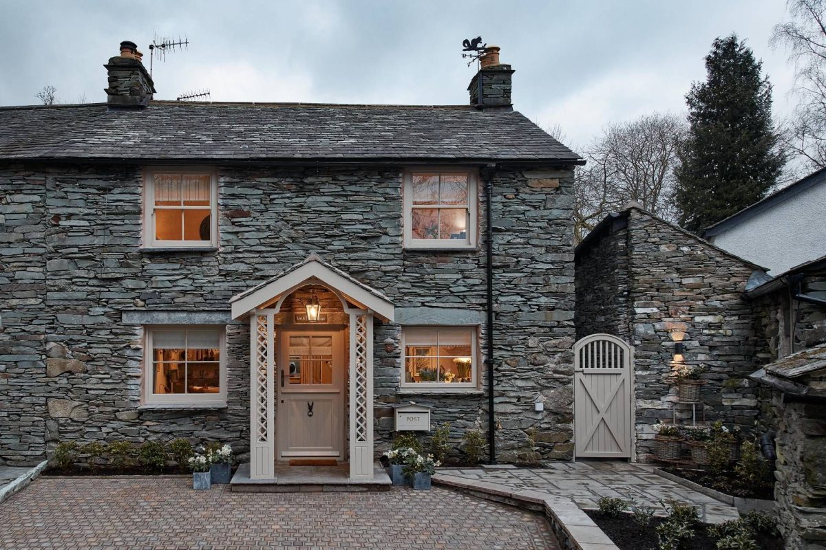 The exterior of Beatrix Cottage, Lake District