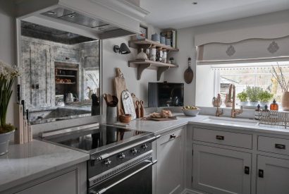 The kitchen at Beatrix Cottage, Lake District