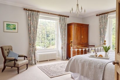 A double bedroom at Georgian House, Devon