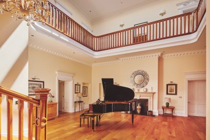The piano at Greenham Manor, Berkshire