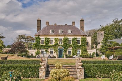 The exterior of the country estate at Lotus Cottage, Vale of Glamorgan